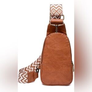 New Women’s Sling Bag Small Crossbody PU Vegan Leather Satchel Shoulder bag